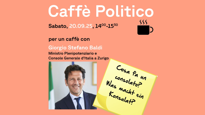Caffè Politico a Lucerna con il Console Generale d’Italia a Zurigo